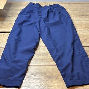 Women's Vintage Zero Restriction Gore-Tex Navy Golf Ski Pants Size Large